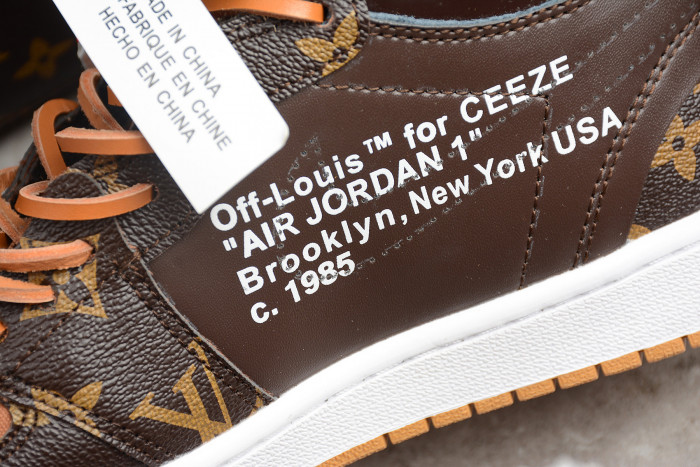 air jordan 1 x off-L**is aj1 ow aq0818-158