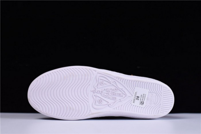 GUCC ACE EMBROIDERED LOW-TOP SNEAKER WITH LOVED 497090 DOPE0 9095